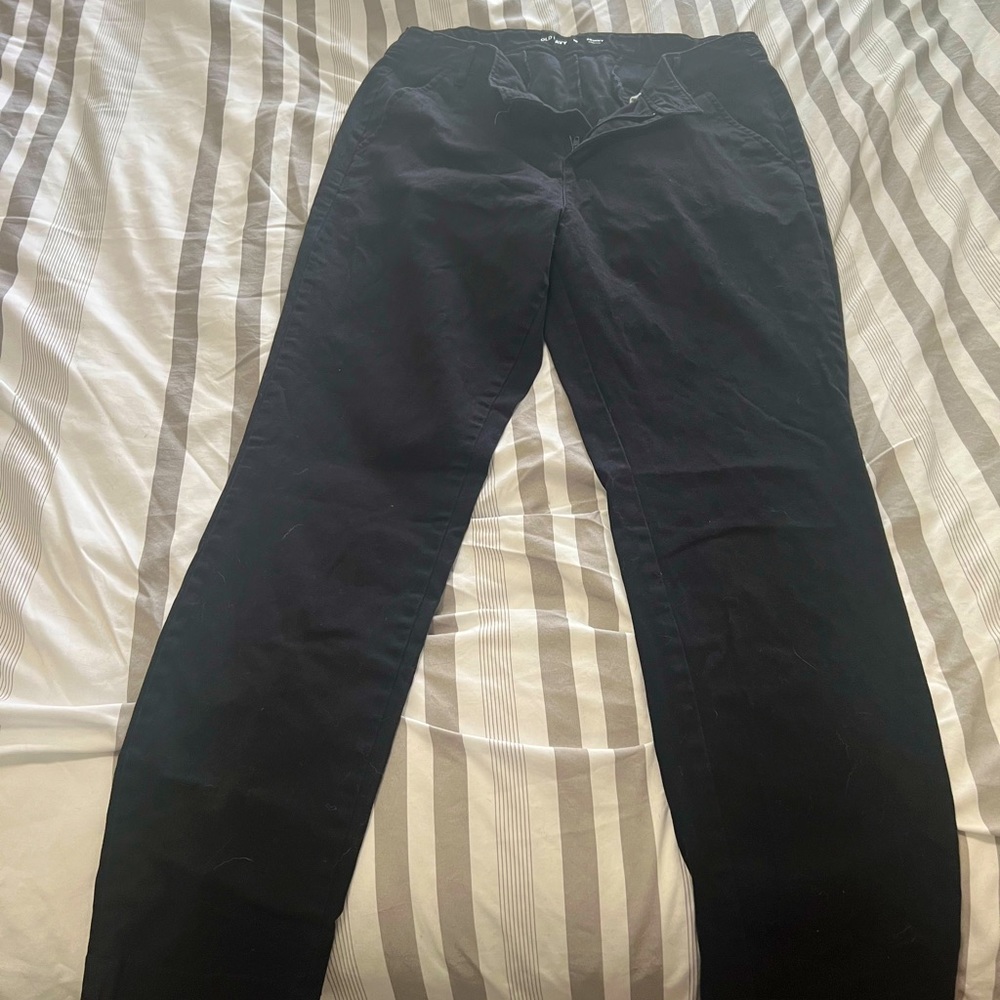 black slacks/pants